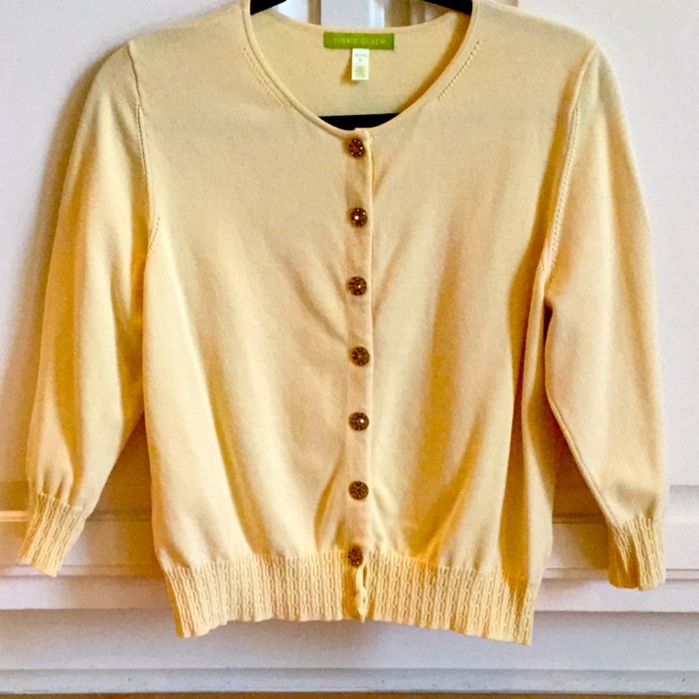 Medium Yellow Cardigan